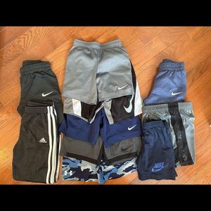 Lot of boys active wear; Nike, Under Armor